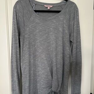 Juicy Couture Heather Gray Long Sleeve Top